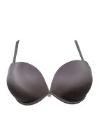 Εικόνα της Mariemeili Sadie Push-Up ανθρακί σουτιέν με μπανέλα και ενίσχυση.