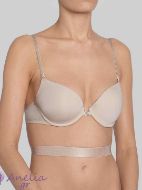 Εικόνα της Triumph Glam Curves Forever Μπεζ Σουτιέν με Ελαφριά Ενίσχυση 10147882-00NZ