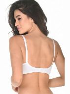 Εικόνα της Dorina May Naursing Bra. Λευκό σουτιέν θηλασμού με ελαφριά επένδυση, χωρίς μπανέλα.