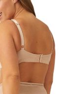 Εικόνα της Naturana μπεζ μαλακό σουτιέν θηλασμού, χωρίς επένδυση, χωρίς μπανέλα.