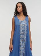 Εικόνα της BLE RESORT COLLECTION ΦΟΡΕΜΑ ΜΑΚΡΥ ΜΠΛΕ ΜΕ ΧΡΥΣΕΣ ΛΕΠΤΟΜΕΡΕΙΕΣ ONE SIZE (100% VISCOSE) 5-41-254-0468