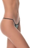 Εικόνα της Milena λαδί micro g-string βελούδο με δαντέλα πίσω.