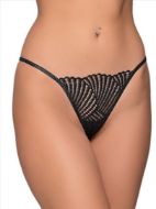 Εικόνα της Milena μαυρό string με δαντέλα.