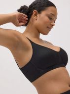 Εικόνα της Ysabel Mora Πουά Μαύρο Minimizer Σουτιέν Χωρίς Μπανέλες.