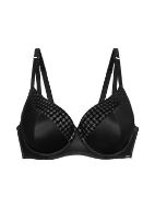 Εικόνα της Dorina Julianna Demi Μαύρο Σουτιέν Με Μπανέλες & Ελαφριά Επένδυση.