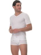 Εικόνα της Lido Underwear Ανδρική Φανέλα Κοντομάνικη Λευκό 460-L