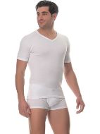 Εικόνα της Lido Underwear Ανδρική Φανέλα Κοντομάνικη Λευκό 460-L