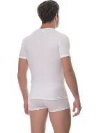 Εικόνα της Lido Underwear 450 Ανδρική Φανέλα Κοντομάνικη σε Λευκό Χρώμα