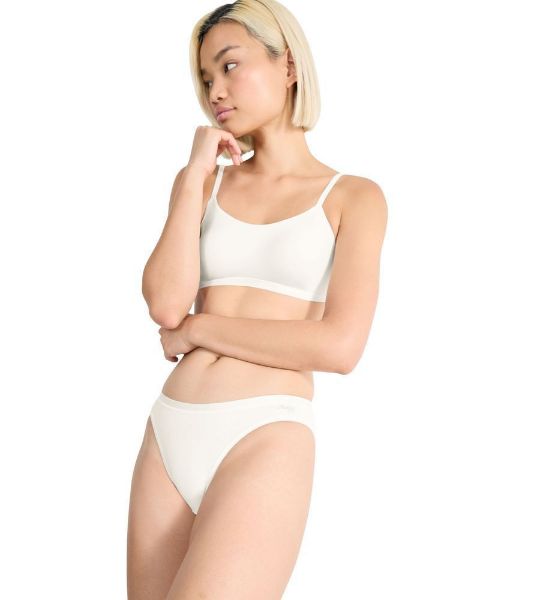 Εικόνα της Sloggi Βαμβακερά Γυναικεία Slip Mini 3Pack Κρεμ 10222320-00GZ