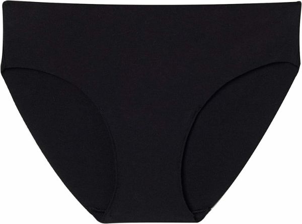 Εικόνα της Golden Lady βαμβακερό μαύρο σλιπ χωρίς ραφές.