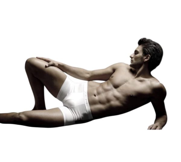 Εικόνα της 2Pack Zen Λευκά Boxer Με Εξωτερικό Λάστιχο.