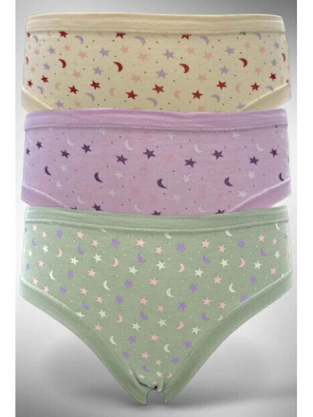 Εικόνα της IDER Σετ Παιδικά Βρακάκια Μεντα 3τμχ 31033P257-ΜΕΝΤΑ/ΚΡΕΜ/ΛΕΒΑ