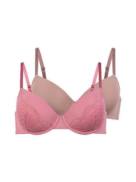 Εικόνα της 2Pack Dorina Lincoln Σουτιέν Με Μπανέλες & Ελαφριά Επένδυση Pink/Purple.