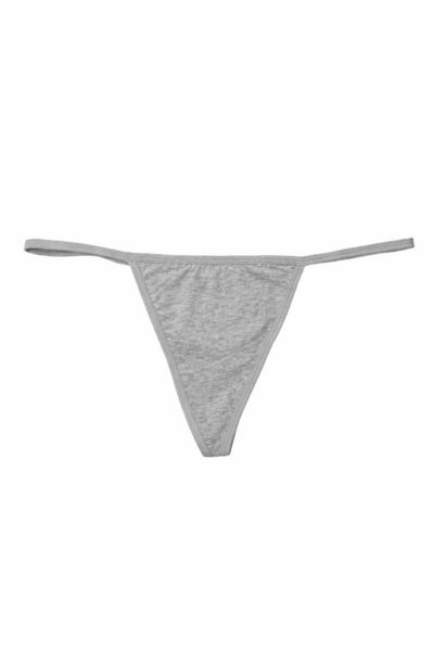 Εικόνα της Elite γκρι βαμβακερό String.