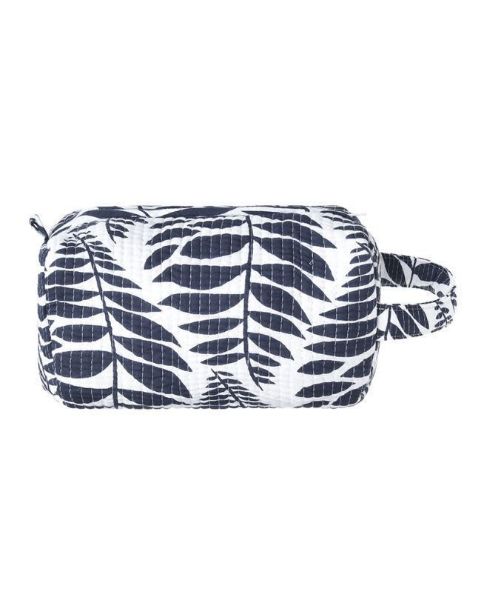 Εικόνα της Ble Resort Collection Ασπρόμαυρο Υφασμάτινο Τσαντάκι 22X10X10.