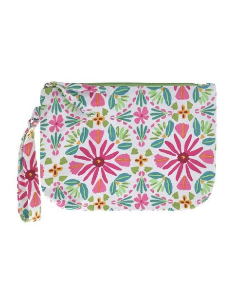 Εικόνα της Ble Resort Collection Πολύχρωμο Υφασμάτινο Τσαντάκι 27Χ18.