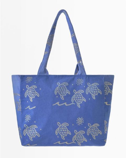 Εικόνα της Ble Resort Collection Μπλε Υφασμάτινη Τσάντα Θαλάσσης 42X35X20 .