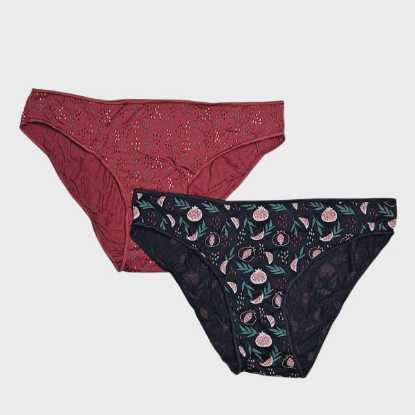 Εικόνα της 2Pack Walk Slip Bamboo Μαύρο/Κόκκινο.