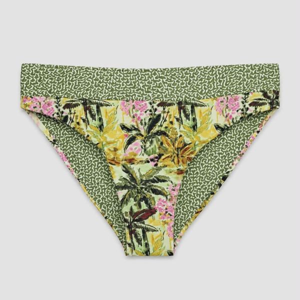 Εικόνα της Blu4u Πράσινο Bikini Slip Double Face, Με Φάσα.