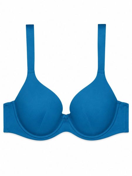 Εικόνα της Blu4u Πετρόλ Bikini Top Με Μπανέλες & Ελαφριά Επένδυση.