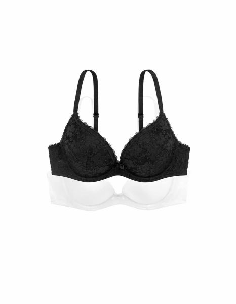 Εικόνα της Dorina Sonia Ass Σουτιέν Push Up με Μπανέλες 2Pack VD17256A5-2P-Z03